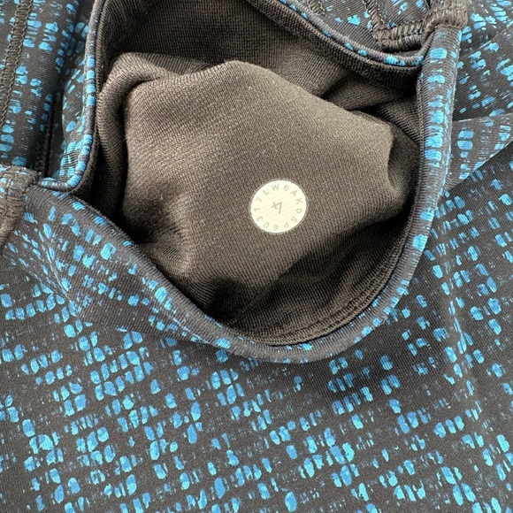 Lululemon Train Times Crop‎ (17") Pulse Capri Black / Black - Picture 7 of 10